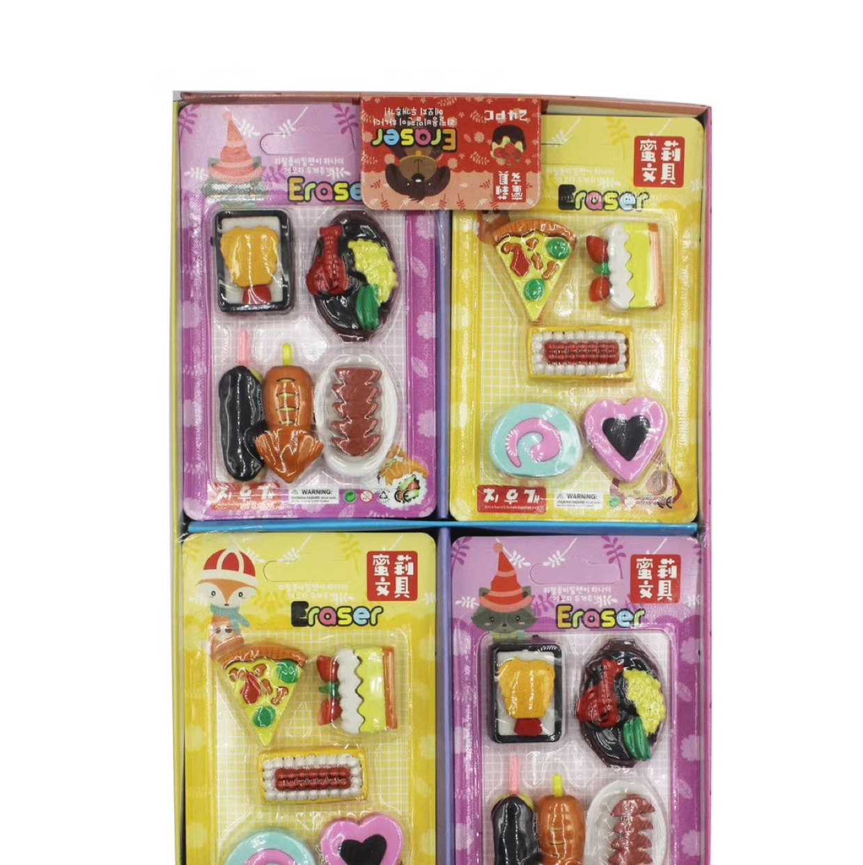 Xk-017造型橡皮棒冰冰激凌食品造型蛋糕甜点DIY 可爱仿真橡皮擦