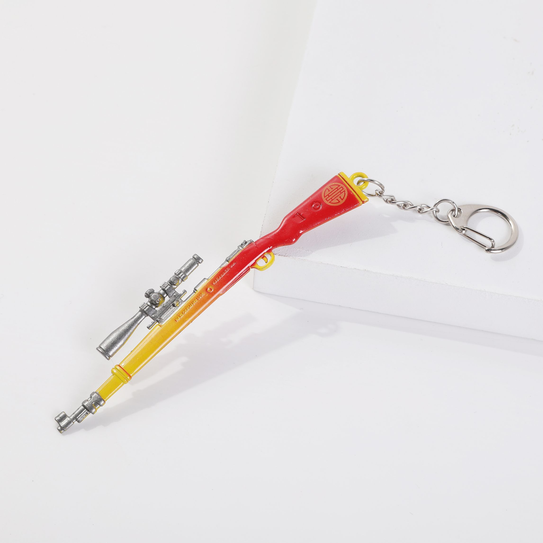 Pubg Peacekeeper Elite weapon Model 98k Skin gun awm Battle Royale Gun Metal Keychain gift Pendant detail image 14