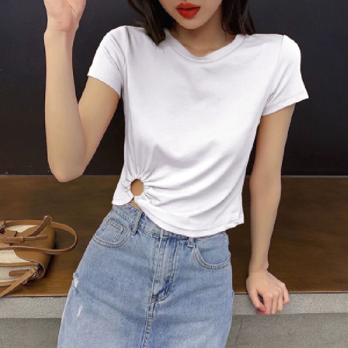 Solid-color short-sleeved shirt Application Scenario