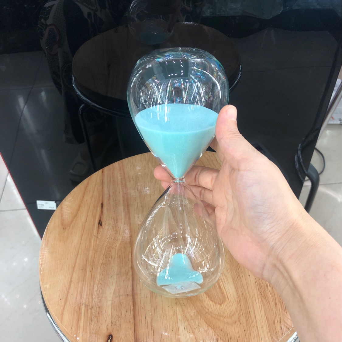 30 Minute Water Drop Hourglass details Picture
