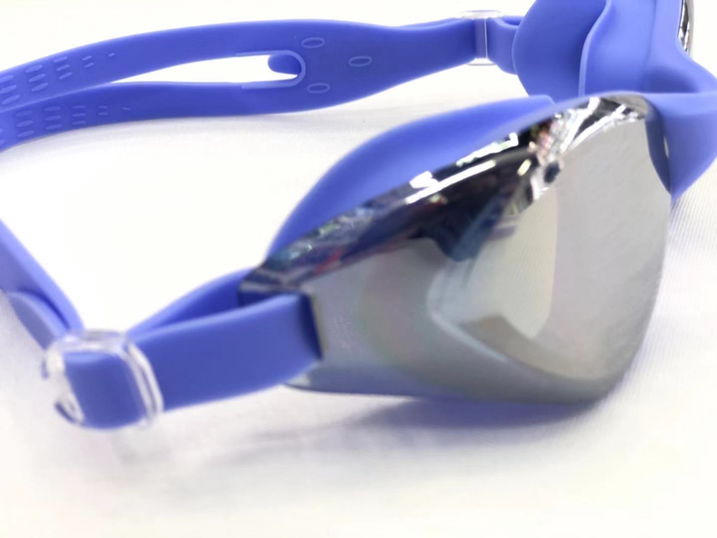 Feiduo Factory direct sales of new electroplated adult swimming goggles, waterproof and anti-fog swimming goggles detail image 6