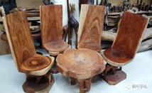 原木桌椅套
