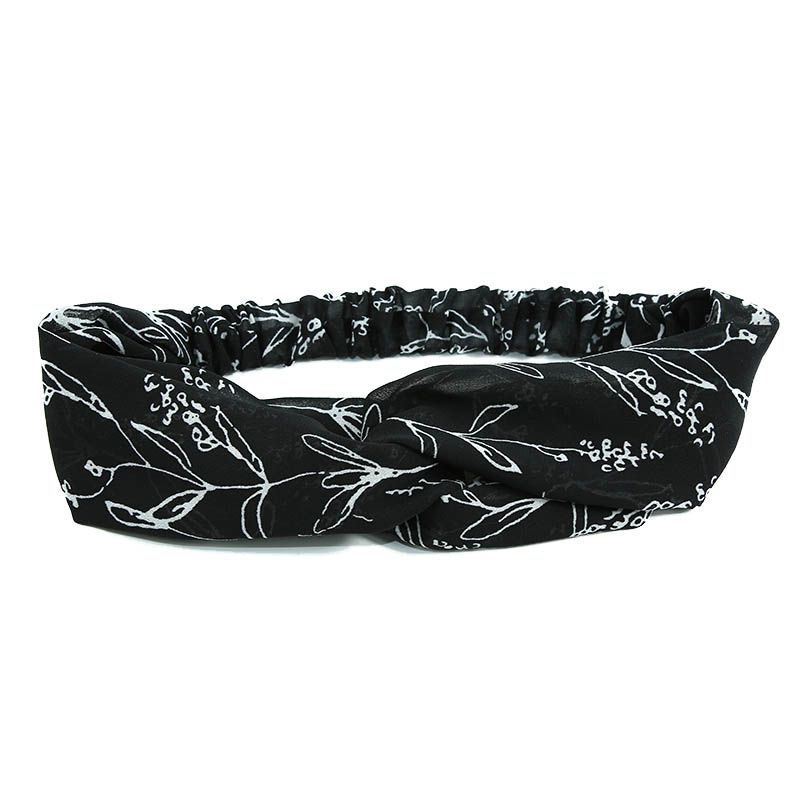 RUDAN韩版雪纺交叉头带hair band洗脸头饰运动弹力运动发带发饰