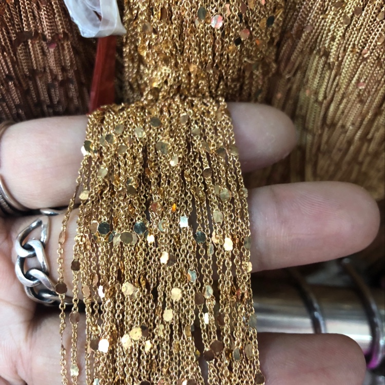 235set pressed round bead chain, acrylic chain buckle, semi-finished decorative chain, fashionable and simple, versatile chain, chain decoration, semi-finished chain