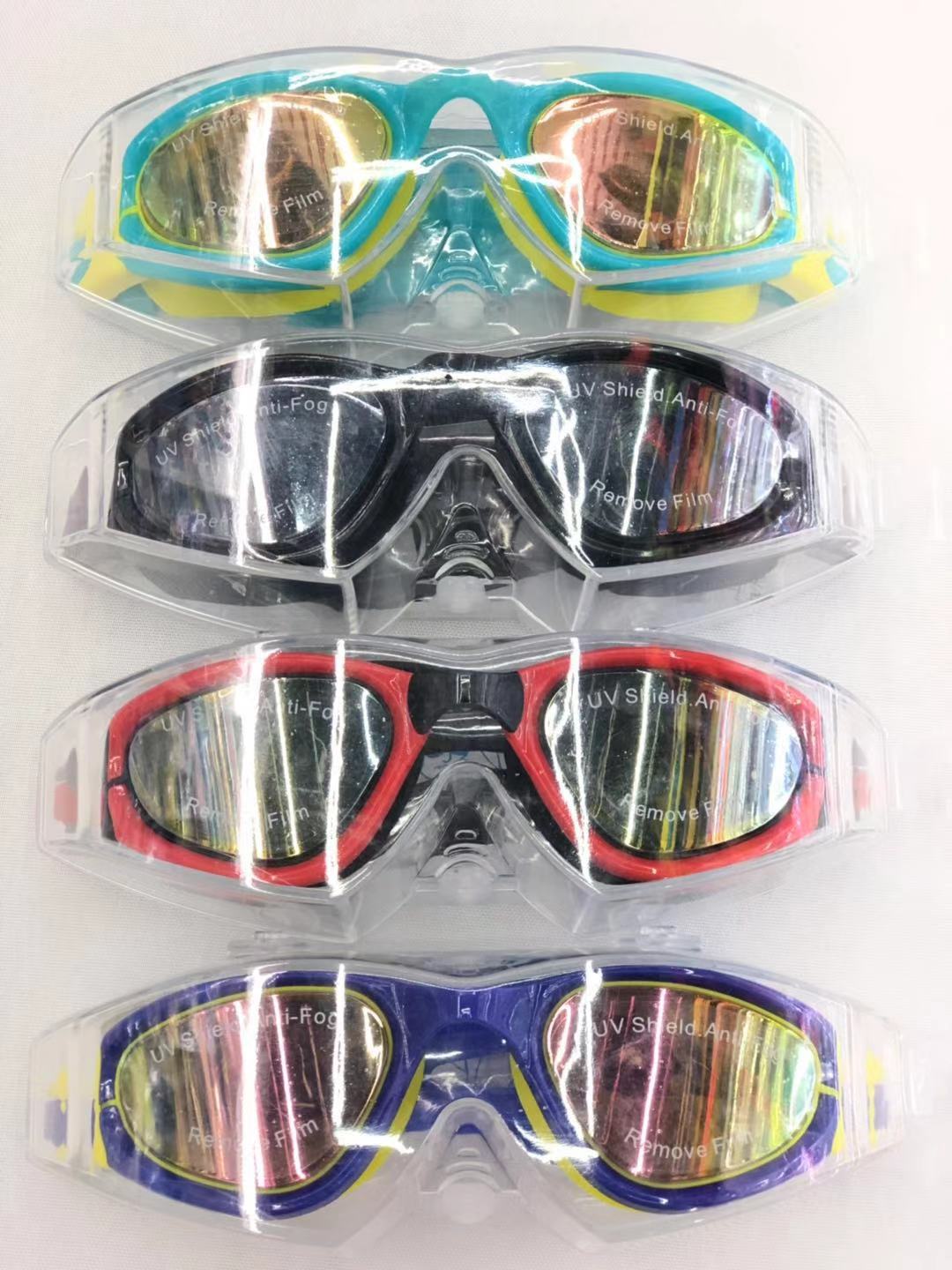 Yiwu Feiduo Factory Direct sales of new adult swimming goggles, waterproof and anti-fog swimming goggles, electroplated multi-color bestsellers detail image 6