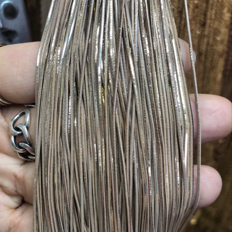 蛇链 彩色蛇链 链条电泳饰品配件手工DIY材料配件多款选择