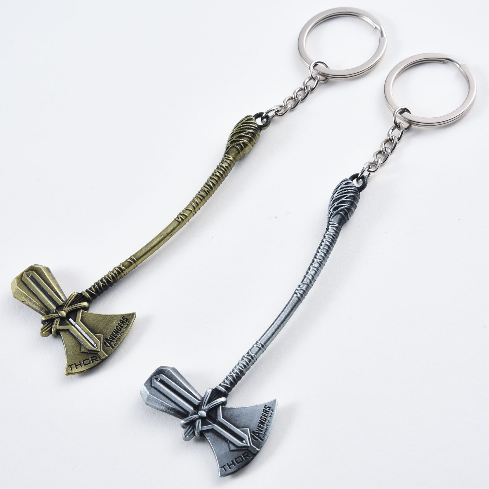 复仇者联盟3无限战争洛基雷神之锤 暴风战斧 毁灭之锤金属钥匙扣详情图7