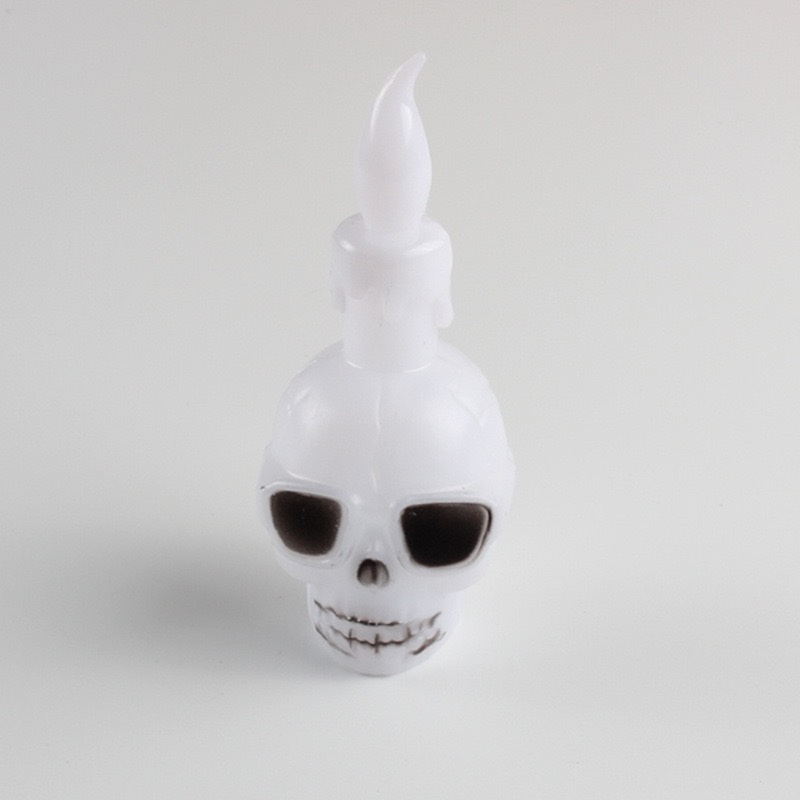 Factory direct sales of Halloween glowing ghost head candles, LED glowing candles, bar Halloween decoration props, Yimei toys undefined