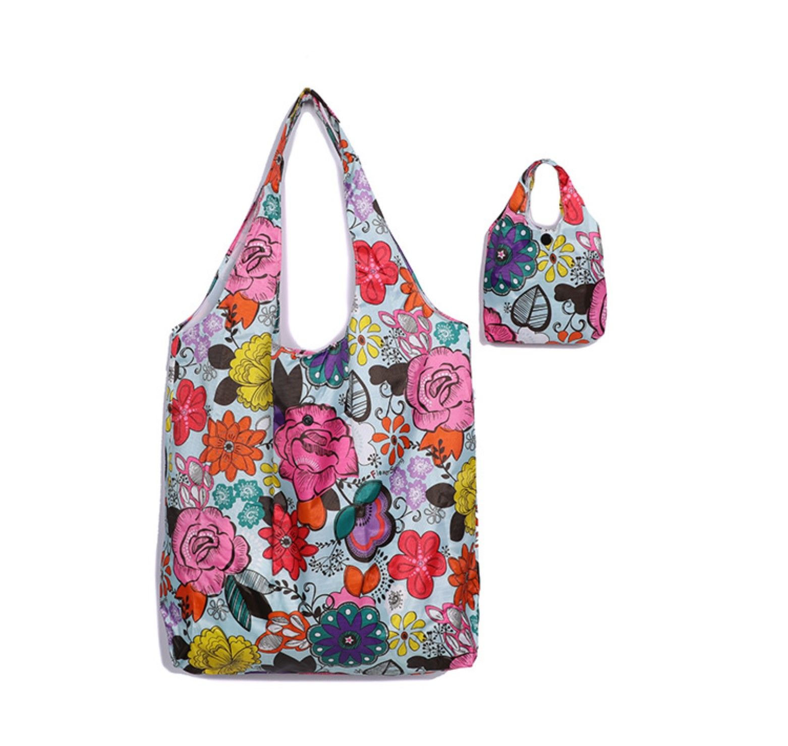 Manufacturer direct environmental bag folding clasp shopping bag custom five minutes waterproof material handbag custom thumbnail
