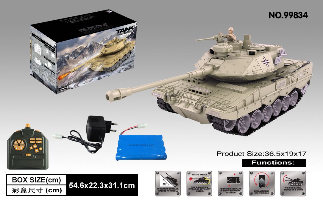 Remote-controlled tank detail image 1