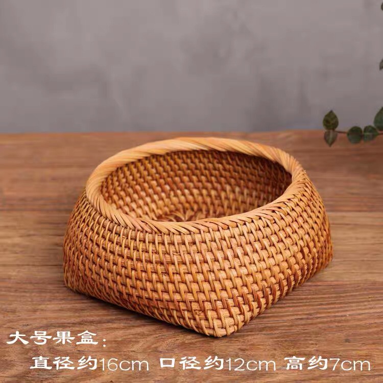 棋子筐零食收纳16cm白底实物图