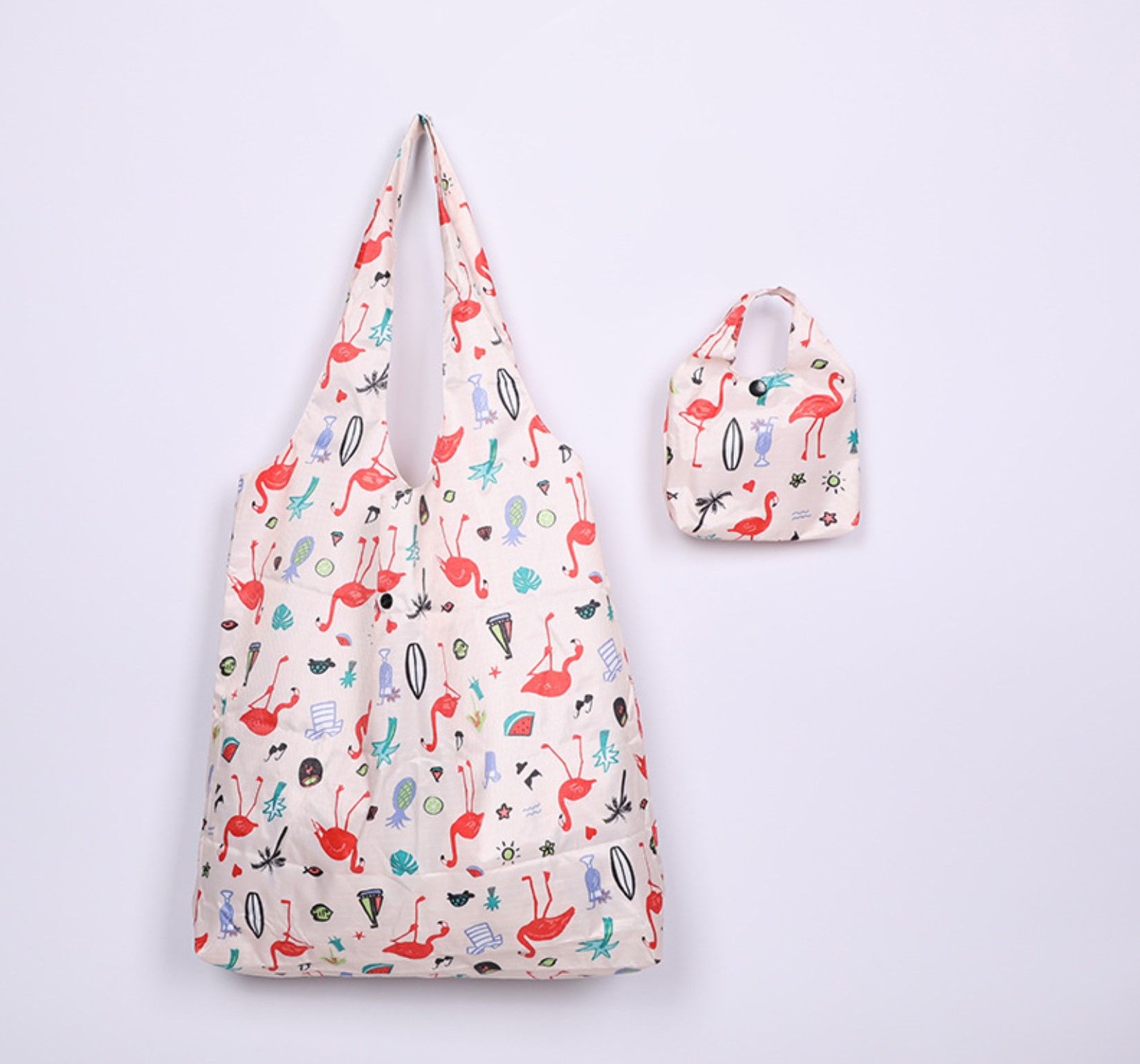 2020 Environment-friendly bag folding clasp shopping bag customized five-minute waterproof bag customized thumbnail