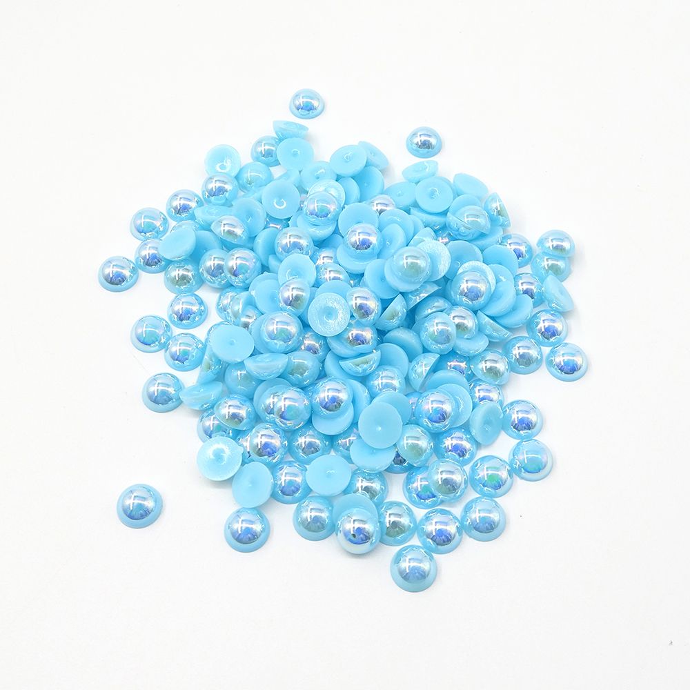 ABS 仿珍珠 8MM 半圆珍珠 AB彩详情图5