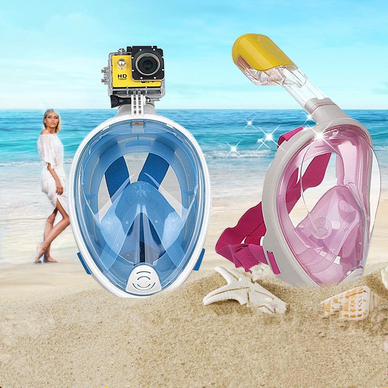 厂家供应生产旅游潜水面罩自拍水上用品旅游图