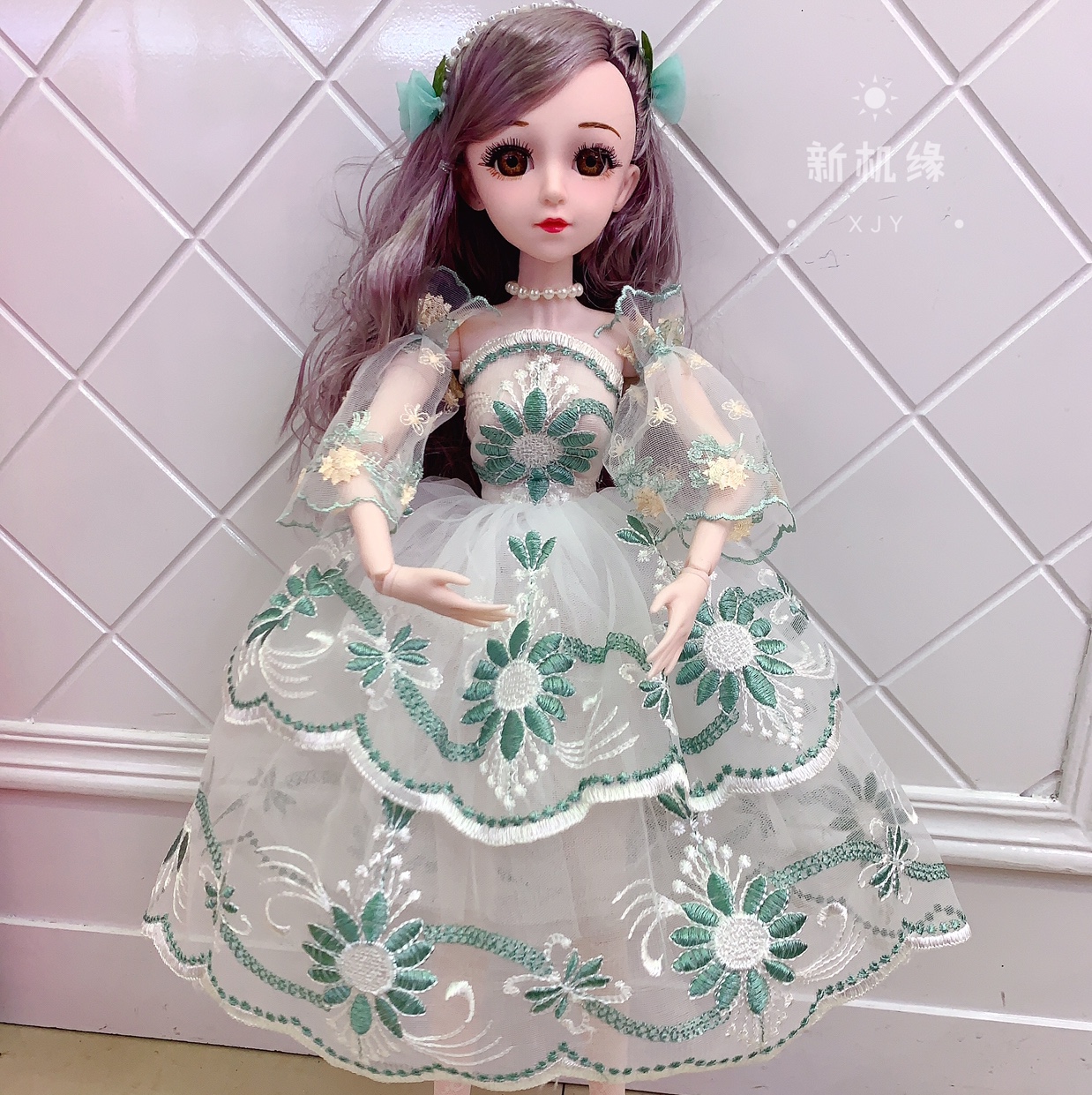 60cm智能音乐娃娃 洛熙公主 芭比娃娃21图