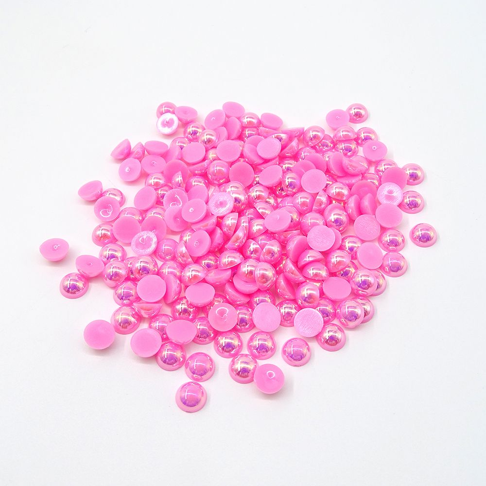 ABS 仿珍珠 8MM 半圆珍珠 AB彩详情图11