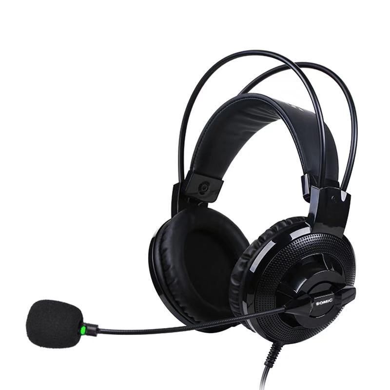 93USB interface unidirectional convertible microphone computer human-computer dialogue student oral English test headphones pic 1
