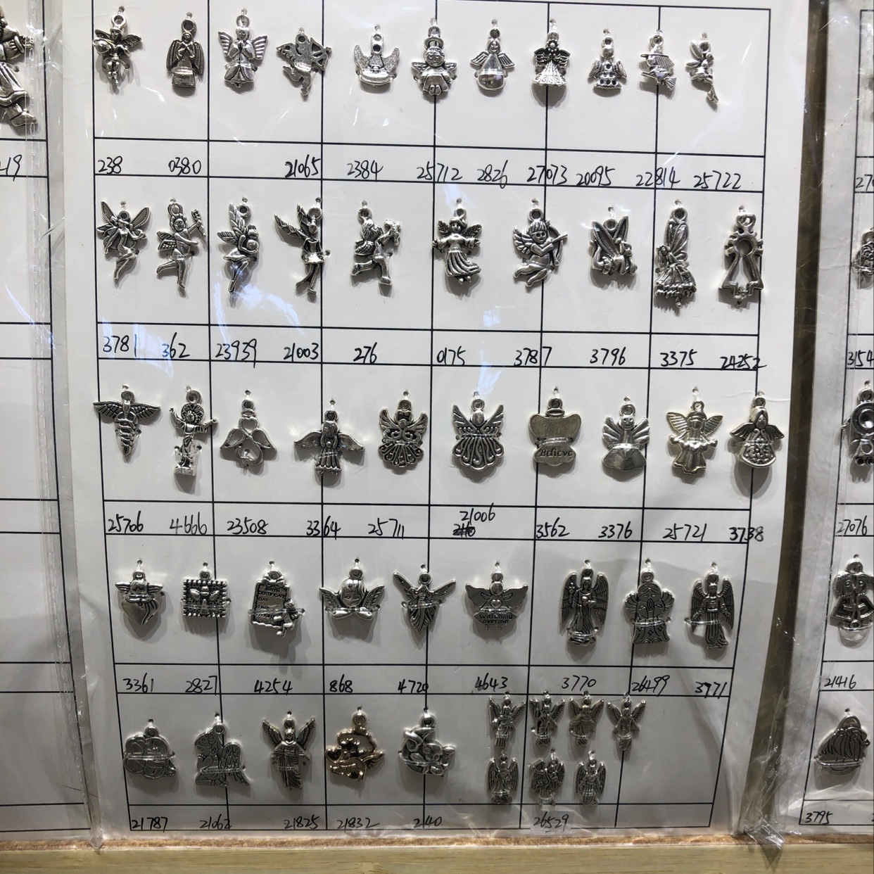 Zinc alloy Angel and Man series bracelet, necklace and earrings DIY accessories