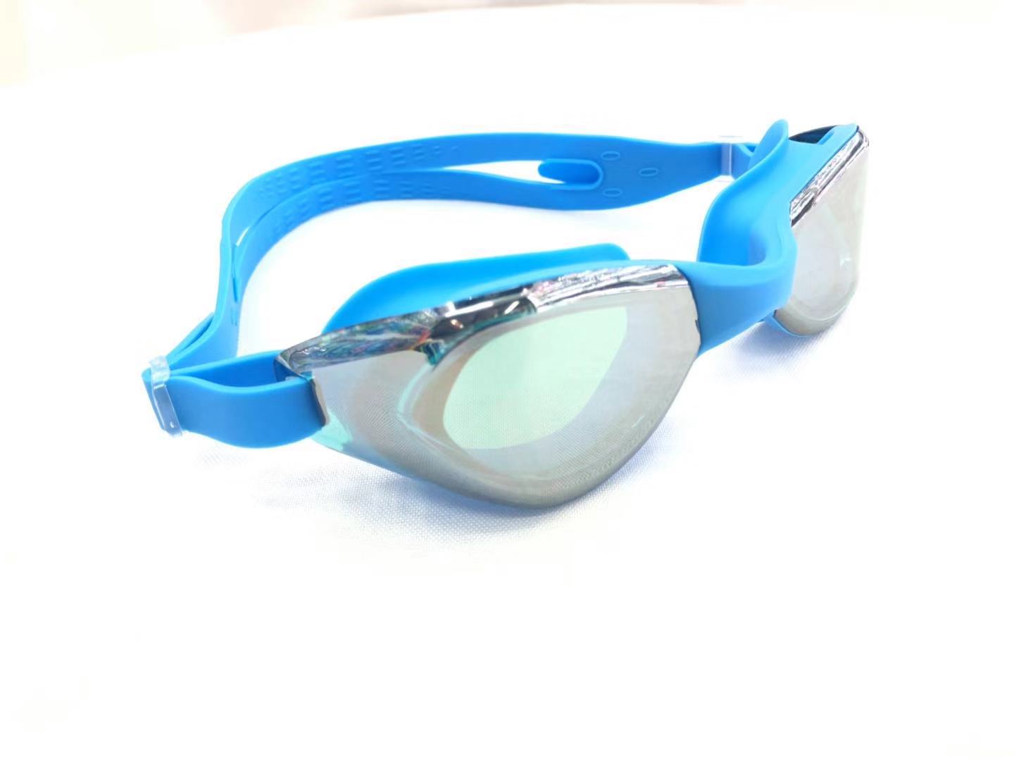 Feiduo Factory direct sales of new electroplated adult swimming goggles, waterproof and anti-fog swimming goggles detail image 4