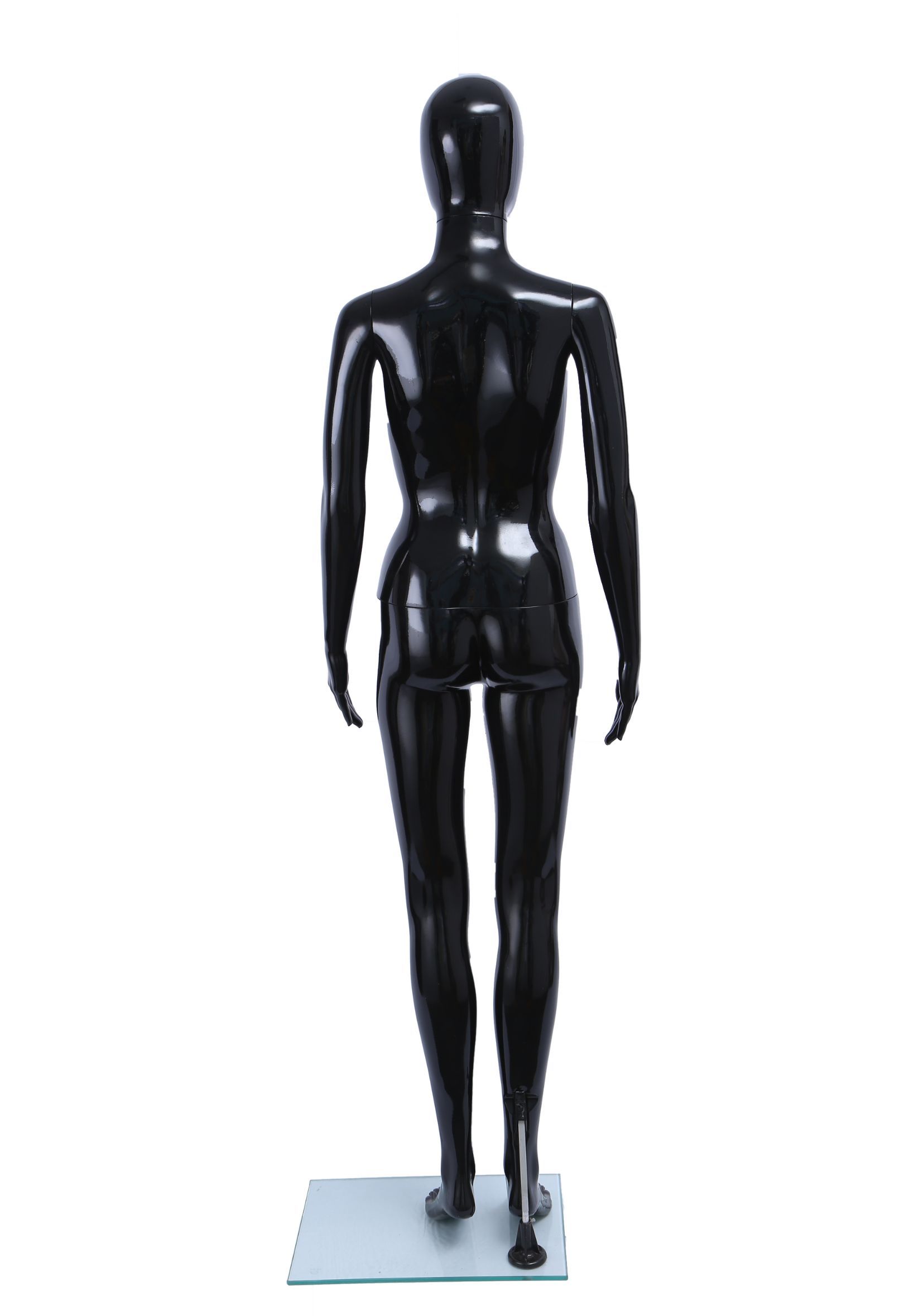 旭峰厂家直销塑料人体模特喷漆亮光黑性感女模详情图3