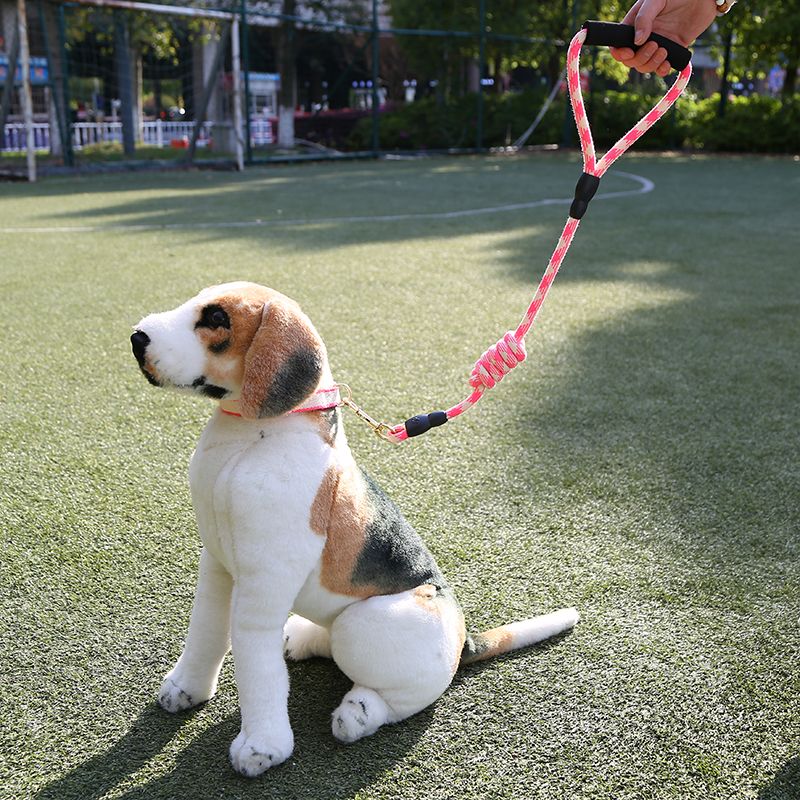 Dog leashes, Teddy golden retriever dog walking ropes, large, medium and small dog chest and back straps, dog chains, pet supplies detail image 1
