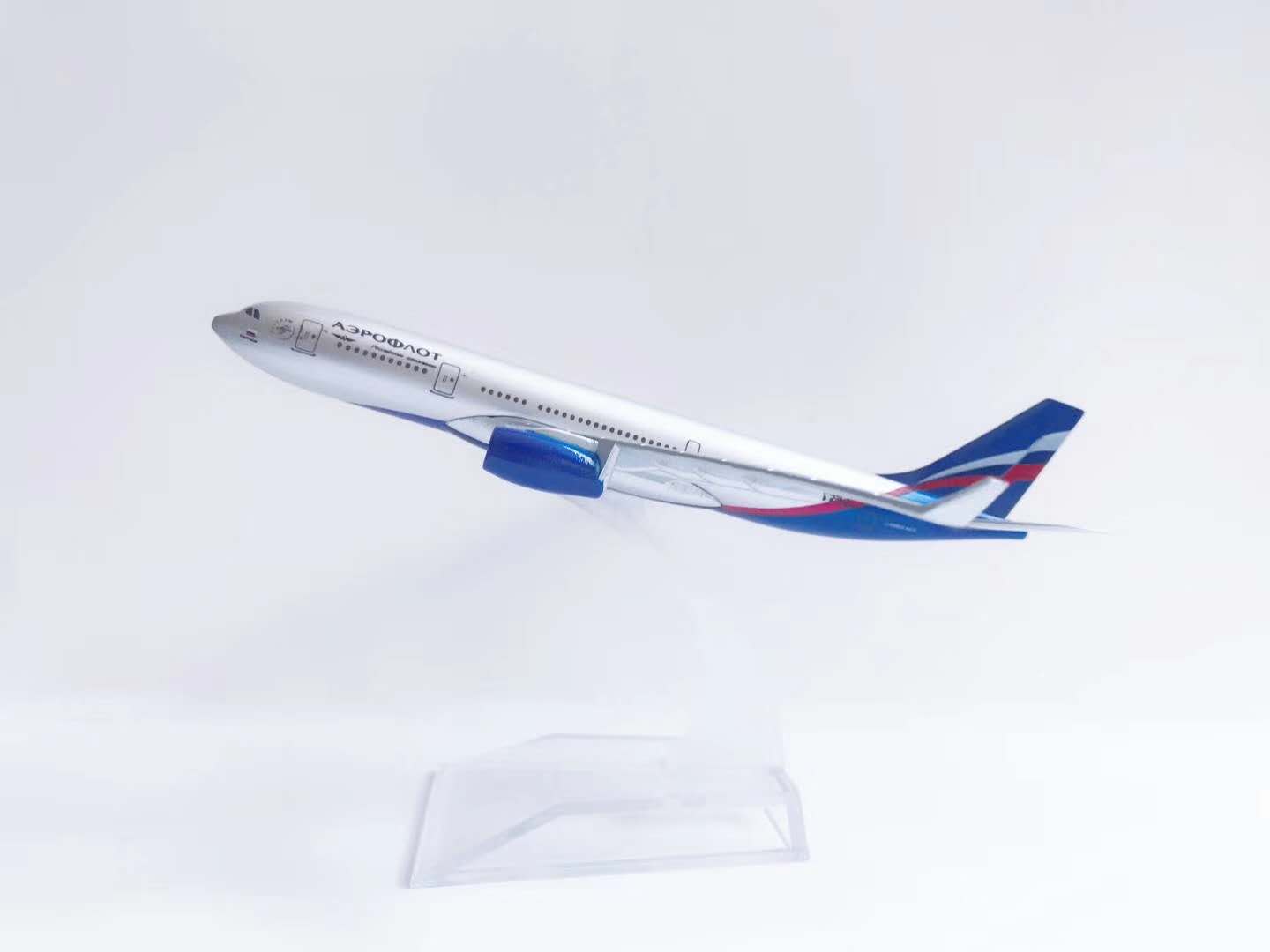 飞机模型（俄罗斯航空A330）合金飞机模型 金属 仿真飞机模型详情图1