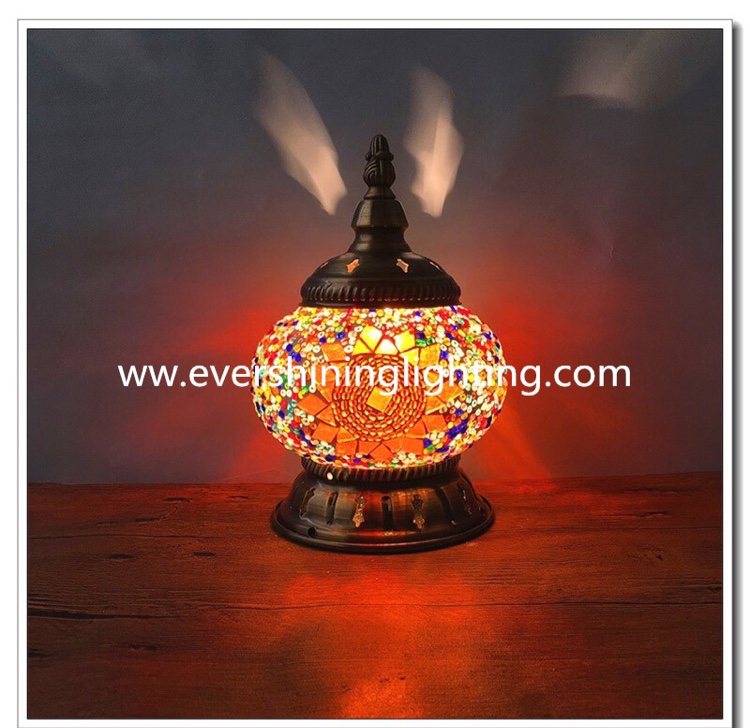Turkish Mosaic table lamp decorative light night light Application Scenario
