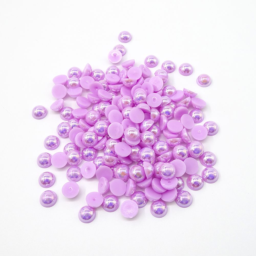 ABS 仿珍珠 8MM 半圆珍珠 AB彩详情图8