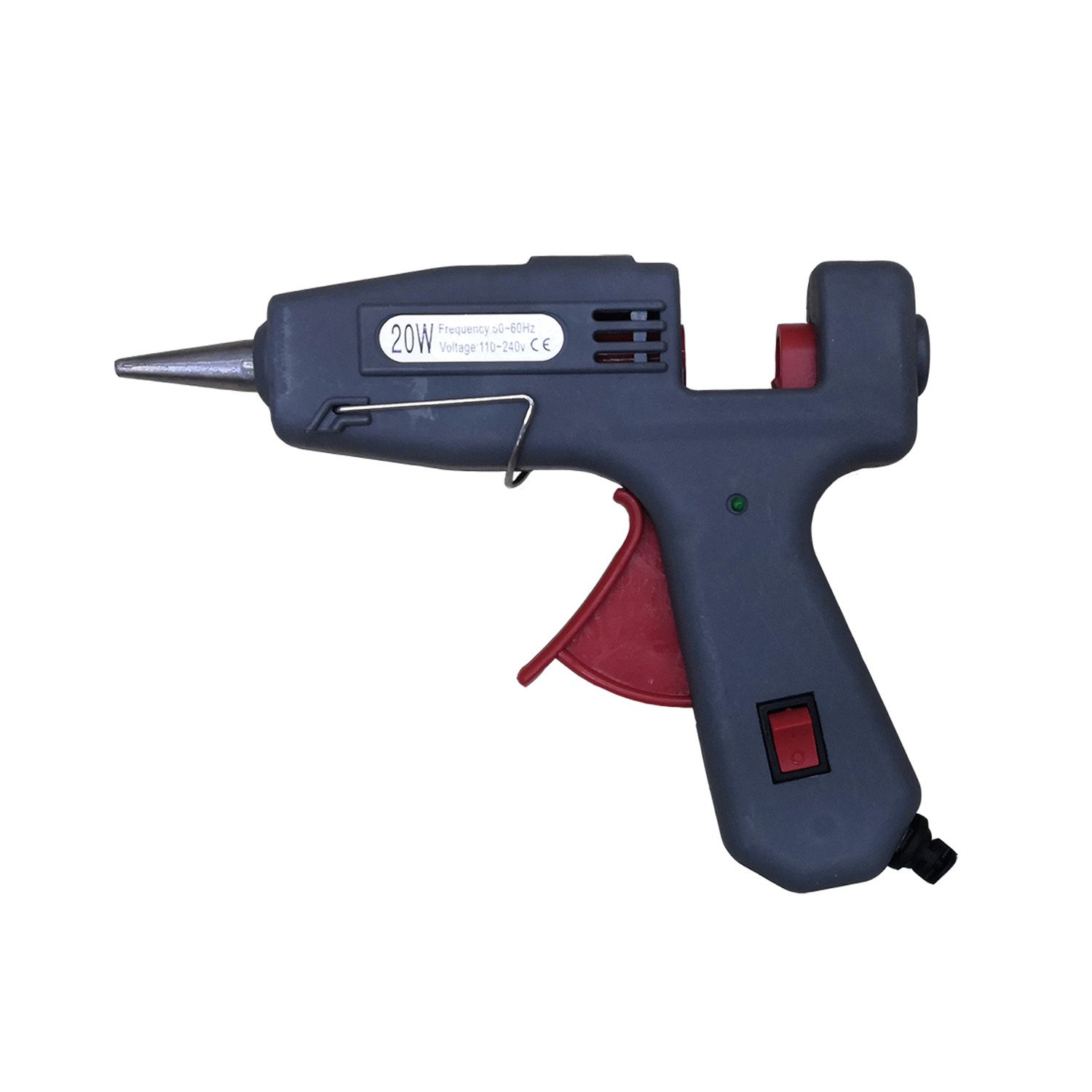 Juvenile glue gun Hot melt glue gun Multi-functional glue gun with switch Grey glue gun Small glue gun 20W