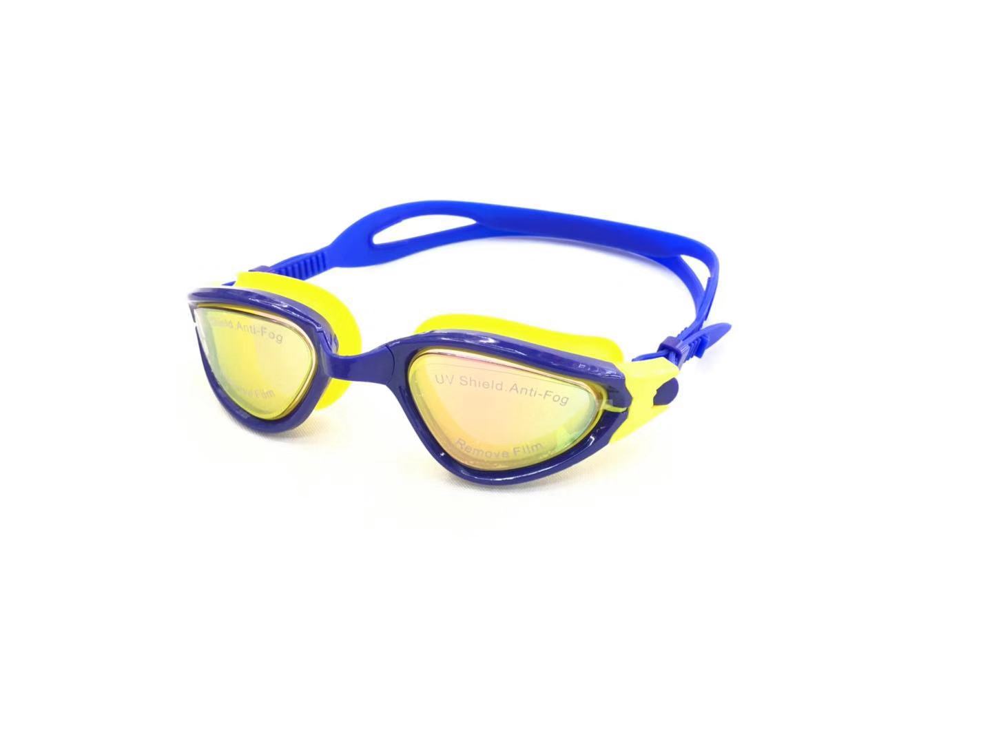 Yiwu Feiduo Factory Direct sales of new adult swimming goggles, waterproof and anti-fog swimming goggles, electroplated multi-color bestsellers detail image 4