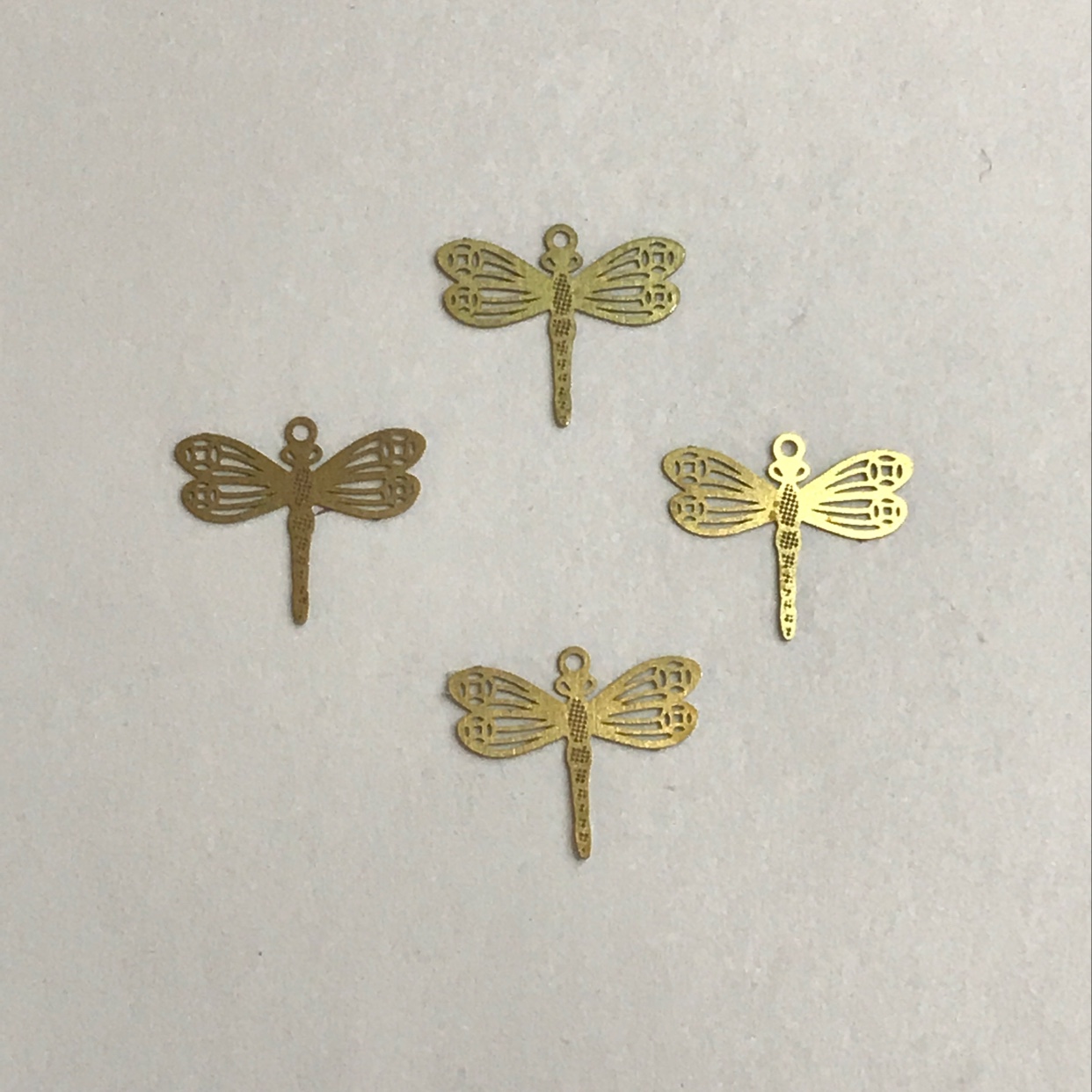 飞特电脑片E3-8713 环保腐蚀片黄铜片 镂空小蜻蜓片，工艺品，饰品配件，耳环手链项链吊坠耳饰