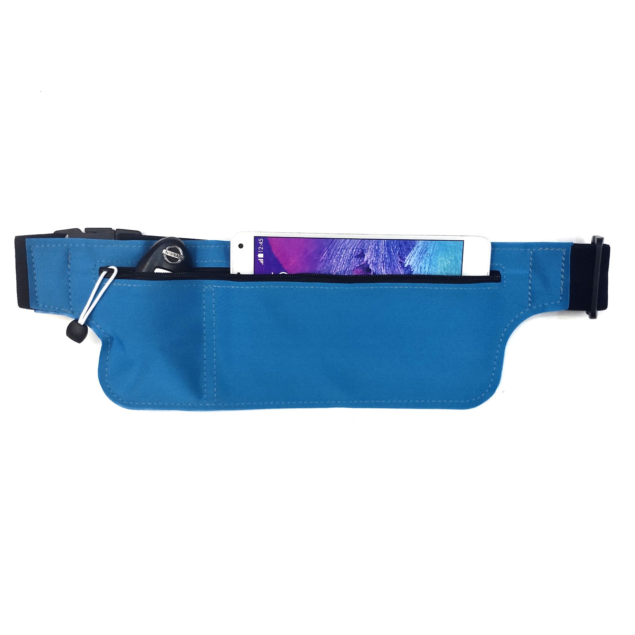 新款户外超薄运动腰包亚马逊爆款莱卡防水贴身隐形跑步腰包 现货图