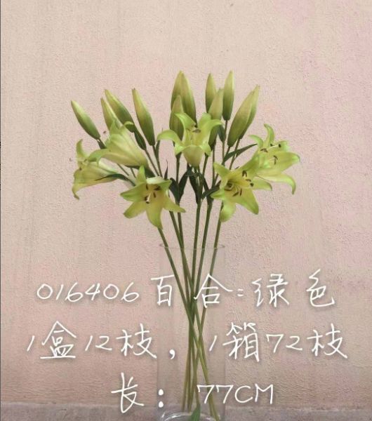 Yiwu Selection imitation artificial flower wholesale PU flower imitation iron gun lily living room table tea table decoration flowers Specification drawing