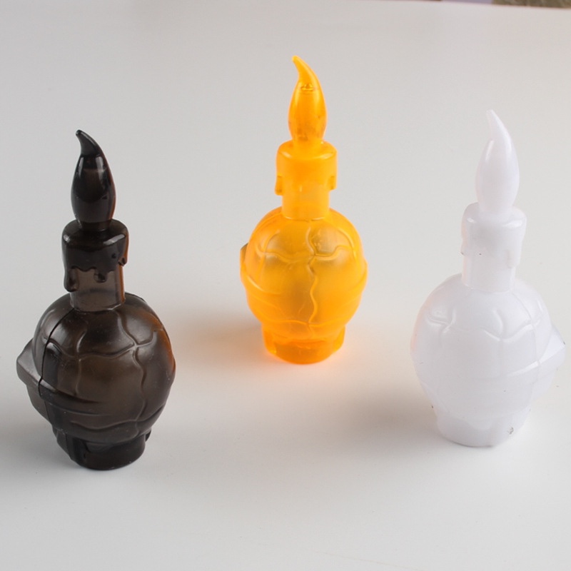 Factory direct sales of Halloween glowing ghost head candles, LED glowing candles, bar Halloween decoration props, Yimei toys Specification image
