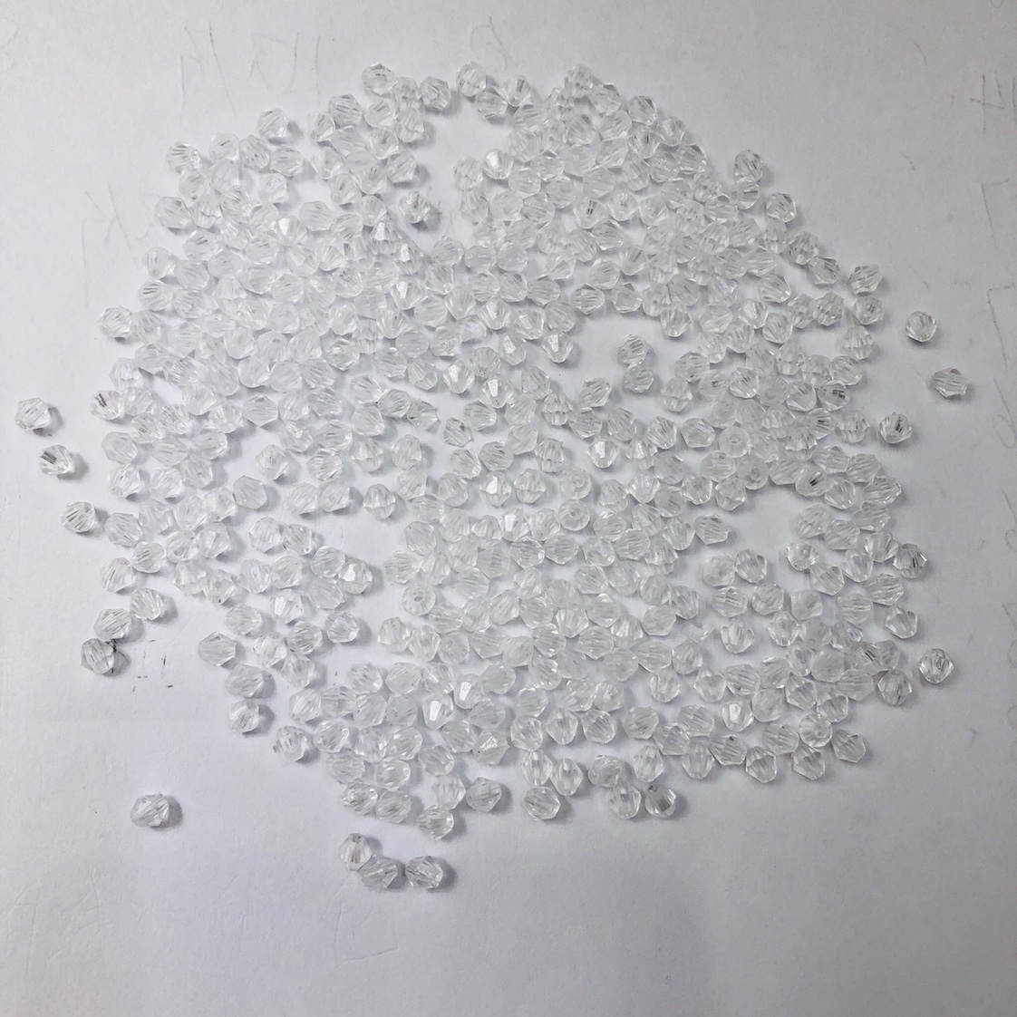 Manufacturers direct acrylic 5mm dish beads 5mm pointed beads