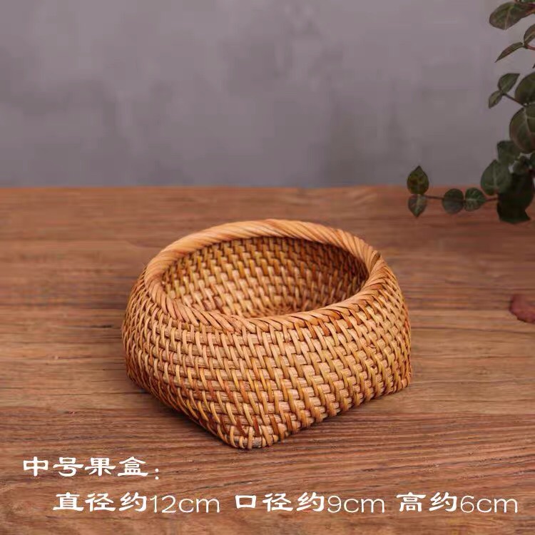 棋子筐零食收纳12cm白底实物图