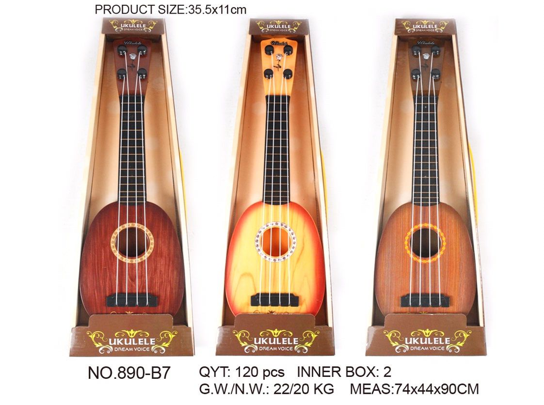 Ukulele Beginner Kids Girls Little guitar Boys Music toys can play instruments Baby 3-12 years 890-B7