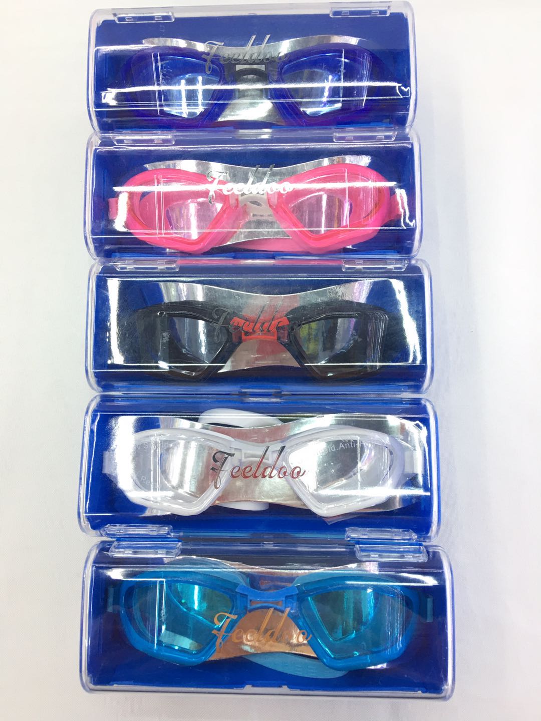 Feiduo Yiwu manufacturer's new adult swimming goggles, waterproof and anti-fog swimming goggles, large-frame swimming goggles detail image 7