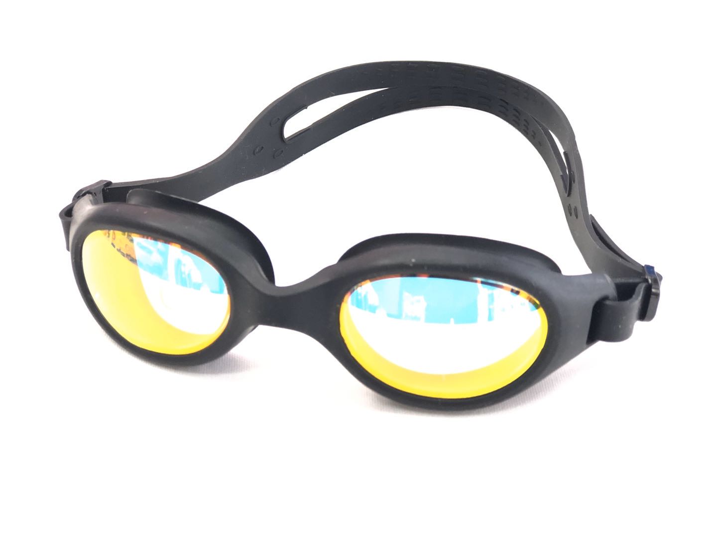 飞朵新款成人电子枪电镀游泳镜防水防雾泳镜大框游泳镜