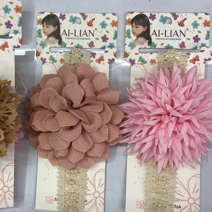 Korean version of baby little girl big flower headband thumbnail
