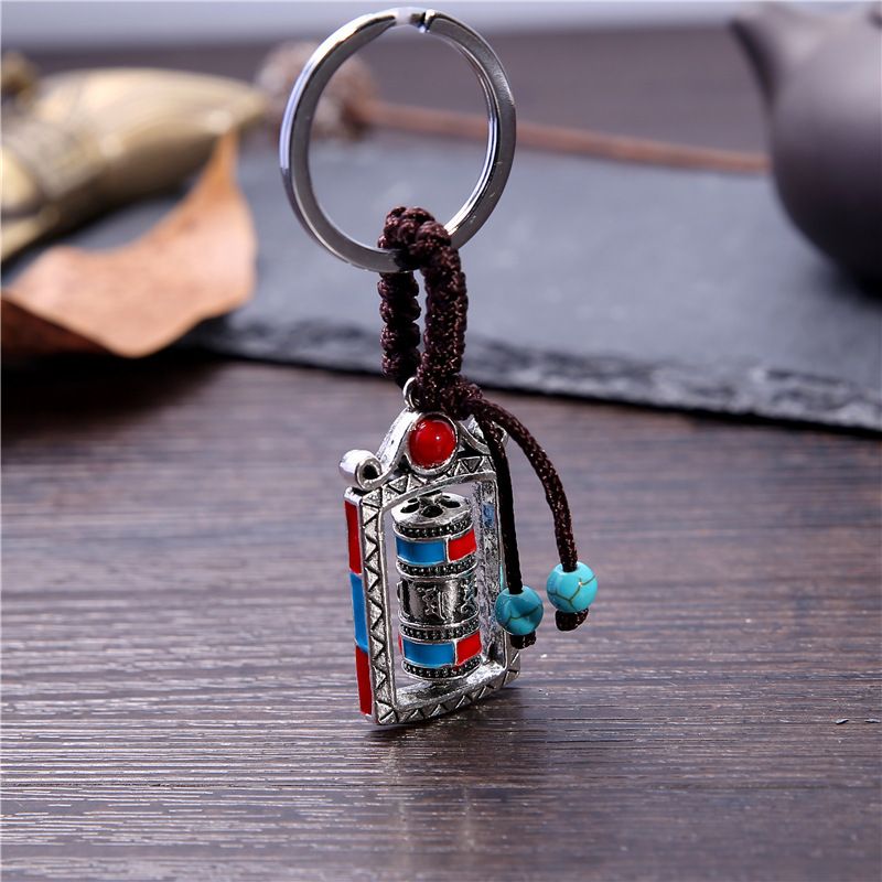 Wholesale of Tibetan ornaments, Nepalese prayer wheel, car decoration pendants, ethnic style religious ritual implements, waist tags and keychains details Picture
