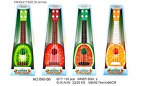 Children beginners Adult musical guitar simulation medium ukulele instrument Piano Baby plastic toy 890-B6 box packaging