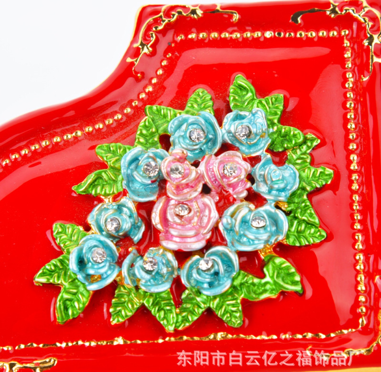 钢琴造型/金属工艺品/礼品白底实物图