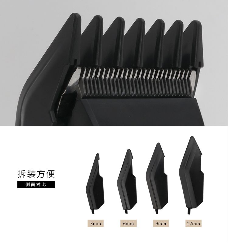Cross-border exclusivo NK2272 LCD electric haircutter recargable electric cutter para peluquería profesional haircutter push detail image 11