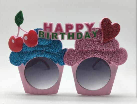 Creative birthday glasses