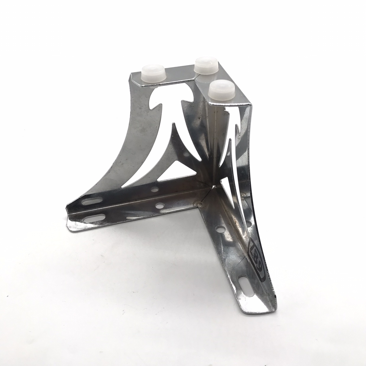 Shuzan exquisite pipe clamp two-in-one engraved cabinet feet, retro hardware feet, support feet, home decoration reinforcement type accessories details Picture