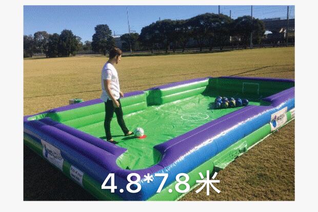 福斯特气模厂家直销充气足球场足球靶子充气台球产品图