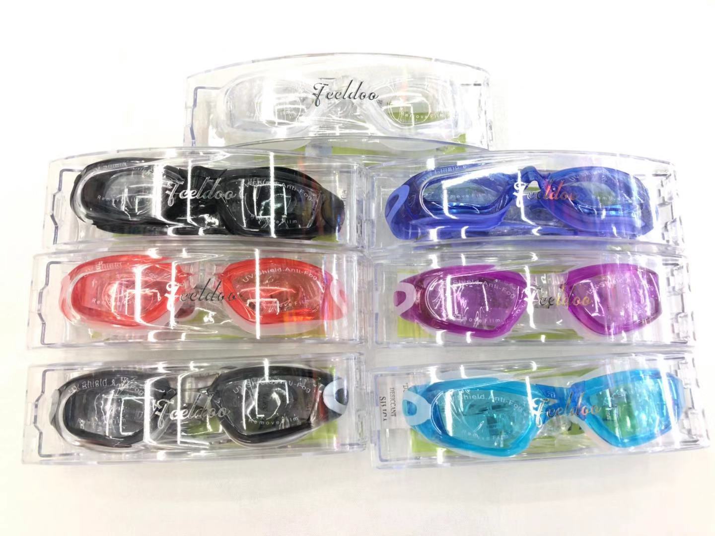 飞朵厂家直销经典款成人防水防雾泳镜游泳镜成人泳镜详情图1