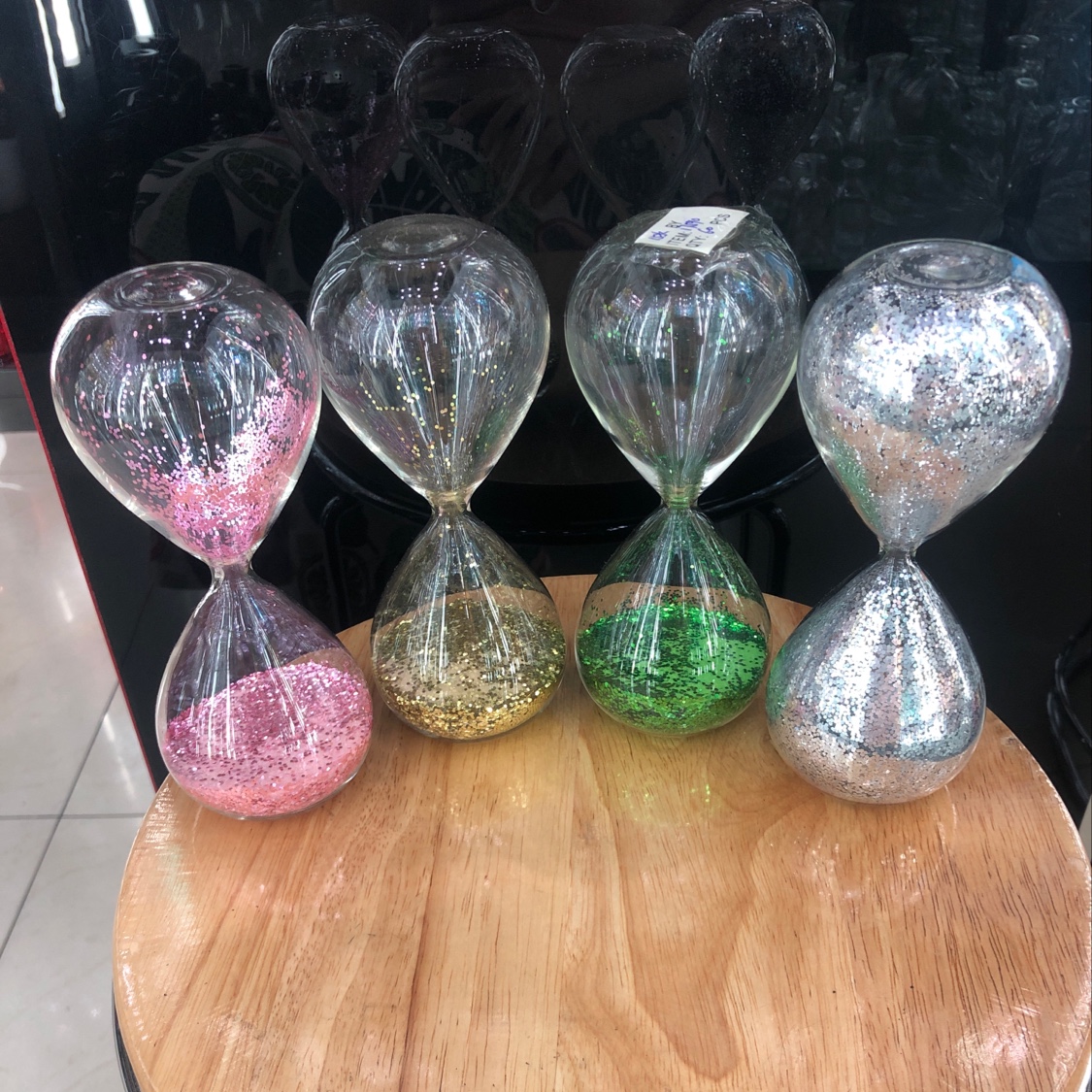 Medium Drip Sequin Hourglass
