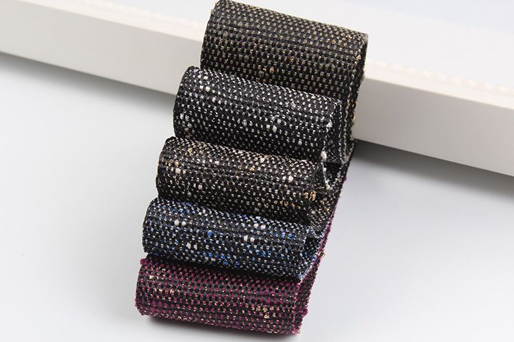 New South Korean snowflake with ribbon bow handmade DIY packaging gift ribbon color silk mess dot cotton hemp webbing